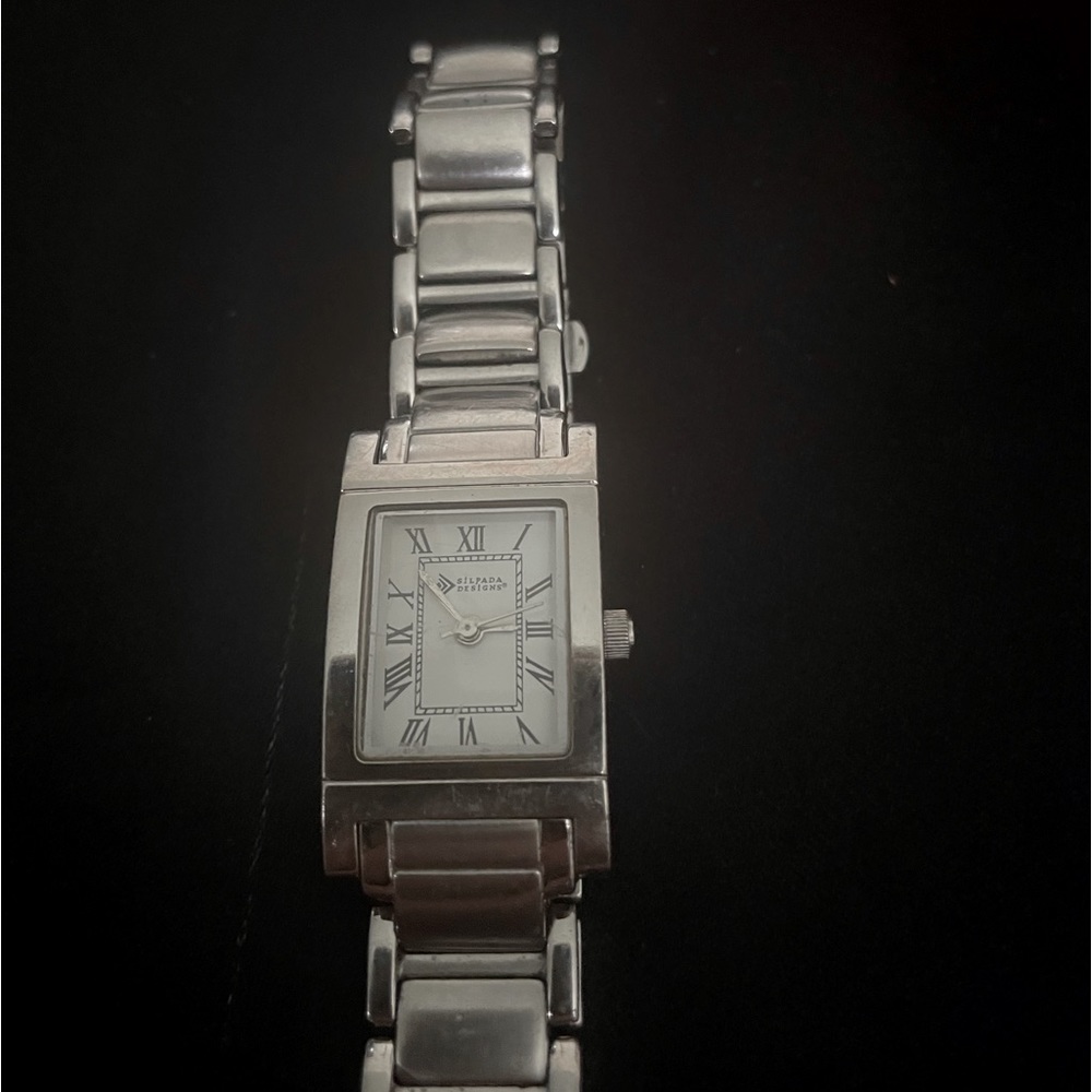 Silpada Silver Stainless Steel Watch